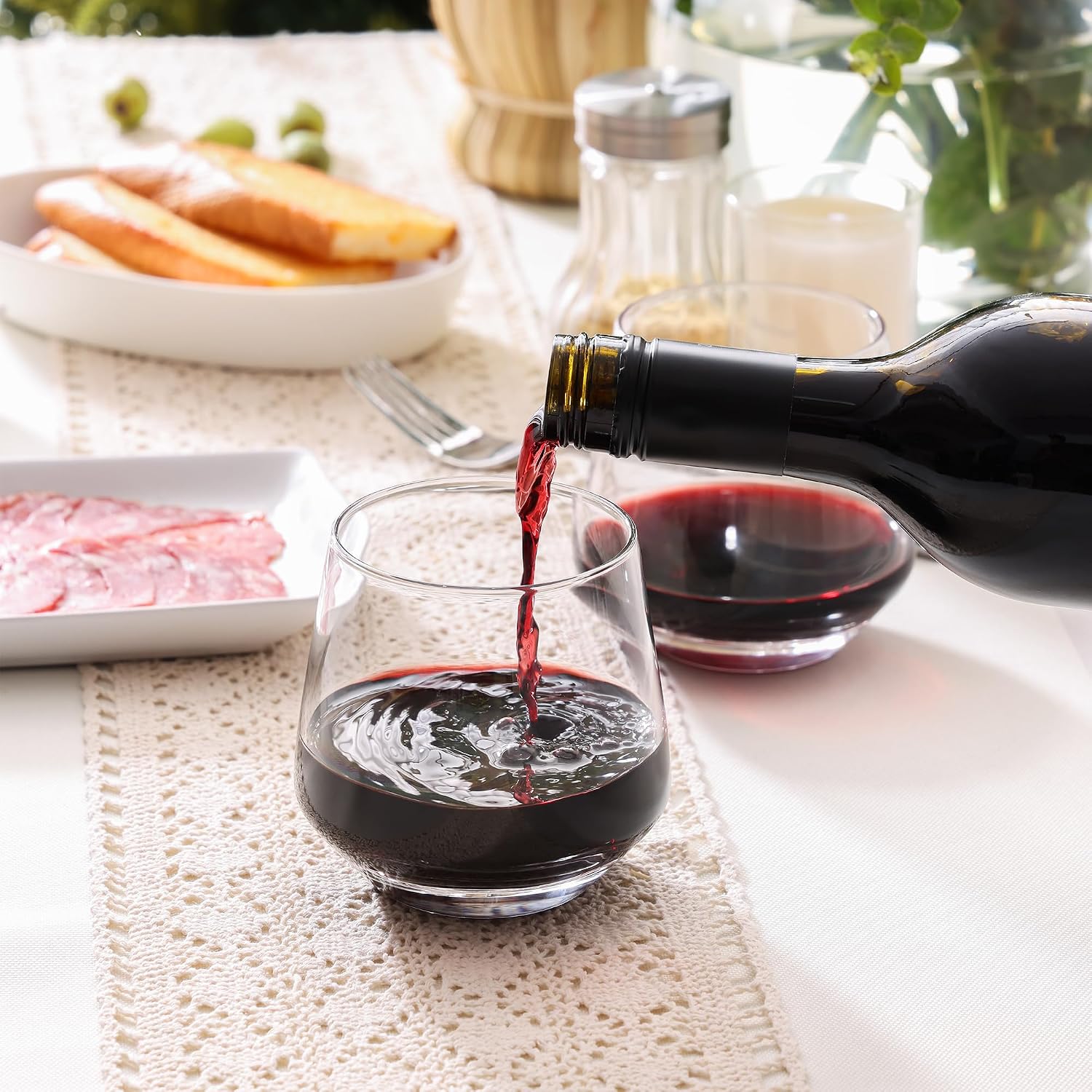 Detalle 2 de OUWO Stemless Wine Glasses 13.5 oz