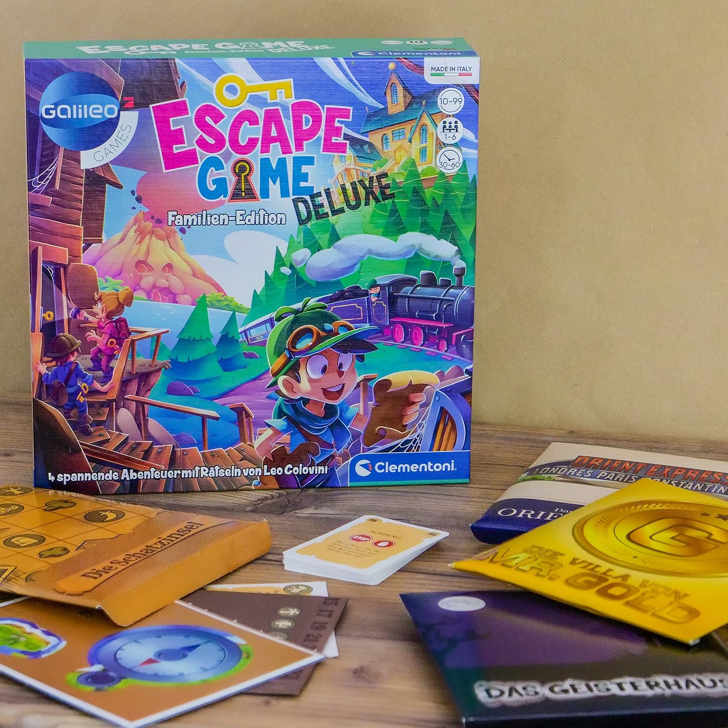 Detalle 2 de Clementoni Escape Game 30×30×7,7 cm 🎲