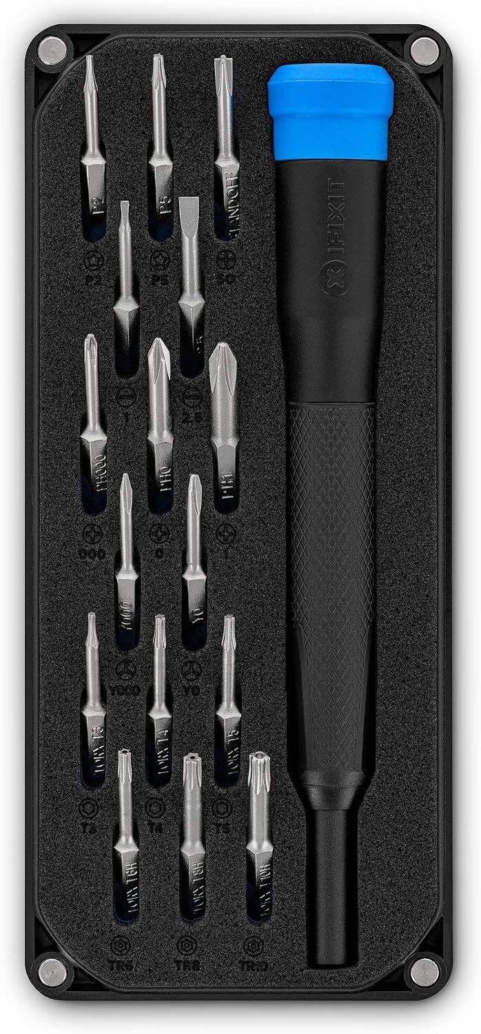 Detalle de iFixit Minnow Driver Kit 精密ドライバーセット 4mmビット16本・磁石式ケース