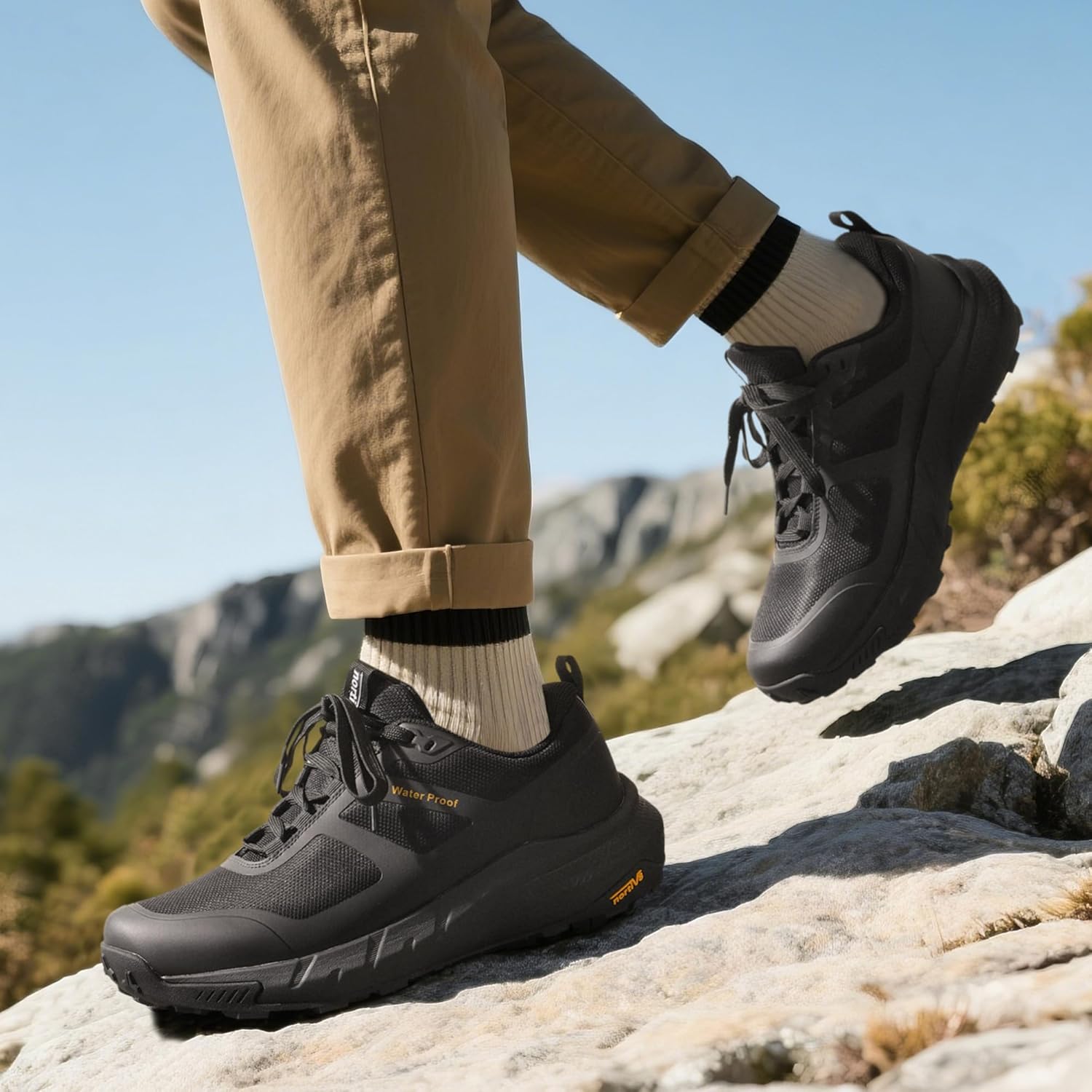 Thumbnail 1 de NORTIV 8 Scarpe da trekking impermeabili uomo StreamRunner: leggere, antiscivolo e con supporto plantare