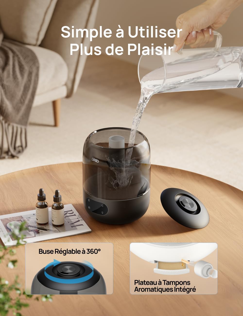Thumbnail 6 de Dreo 3L Humidificateur Bébé 30H 🌫