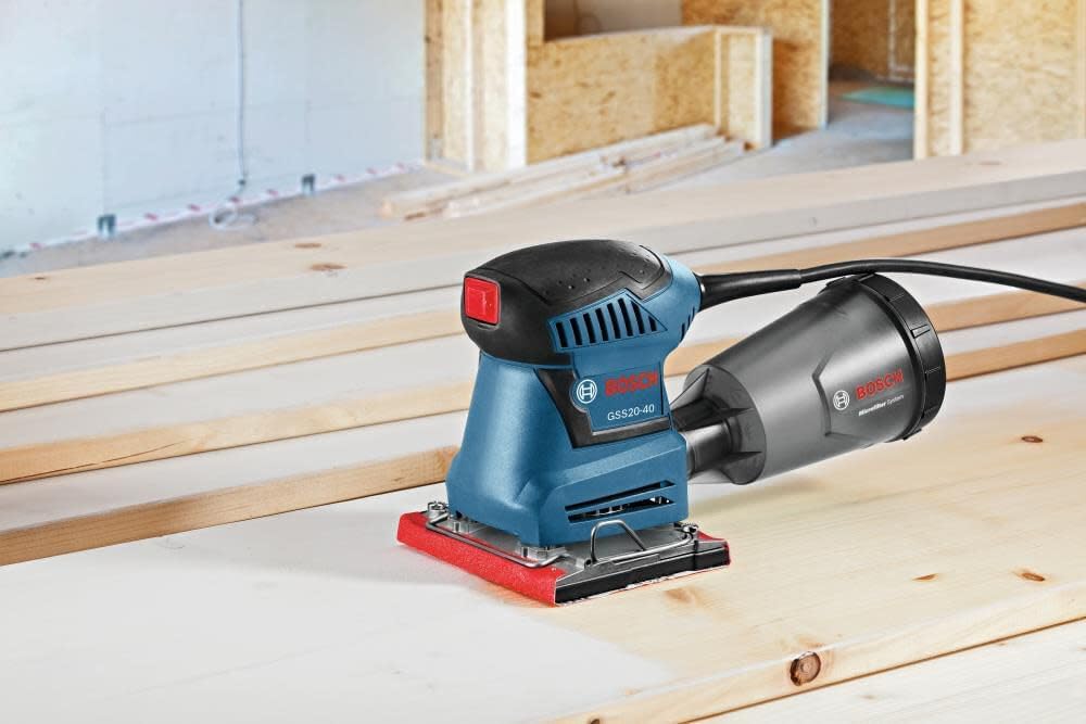 Detalle 2 de Bosch GSS20-40 1/4-Sheet Orbital Finishing Sander with Dust Collection