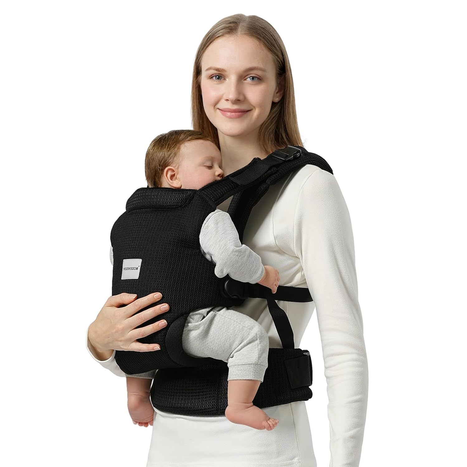 Detalle de MISSWISDOM Baby Carrier, Black