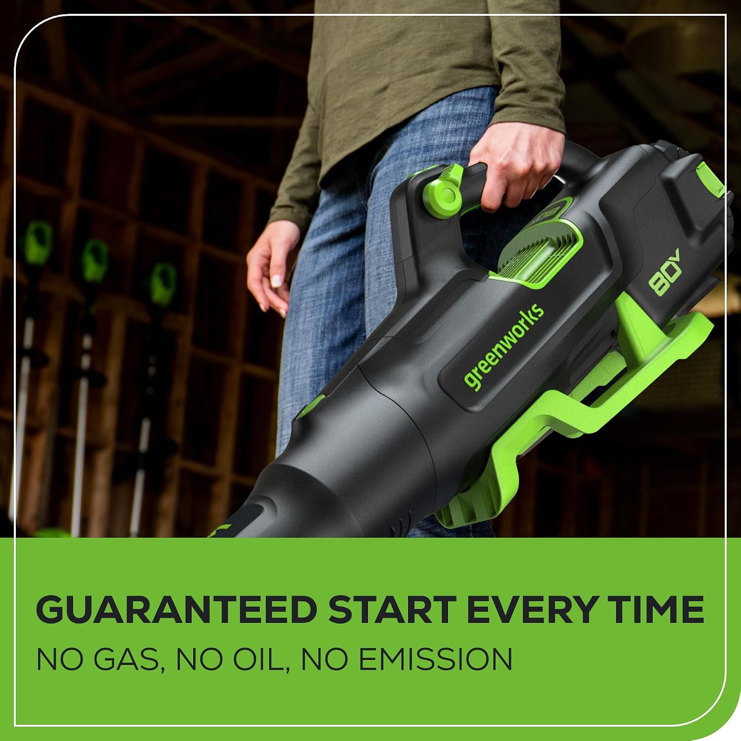 Thumbnail 4 de Greenworks Electric Leaf Blower 2.5 Ah