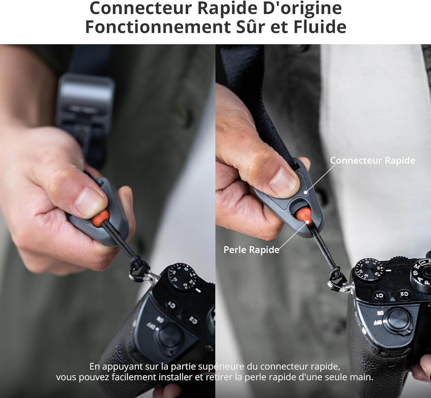 Thumbnail 2 de PGYTECH Bandoulière pour Appareil Photo – Sangle d’épaule 3-en-1, réglable, avec boucles de dégagement rapide, vert