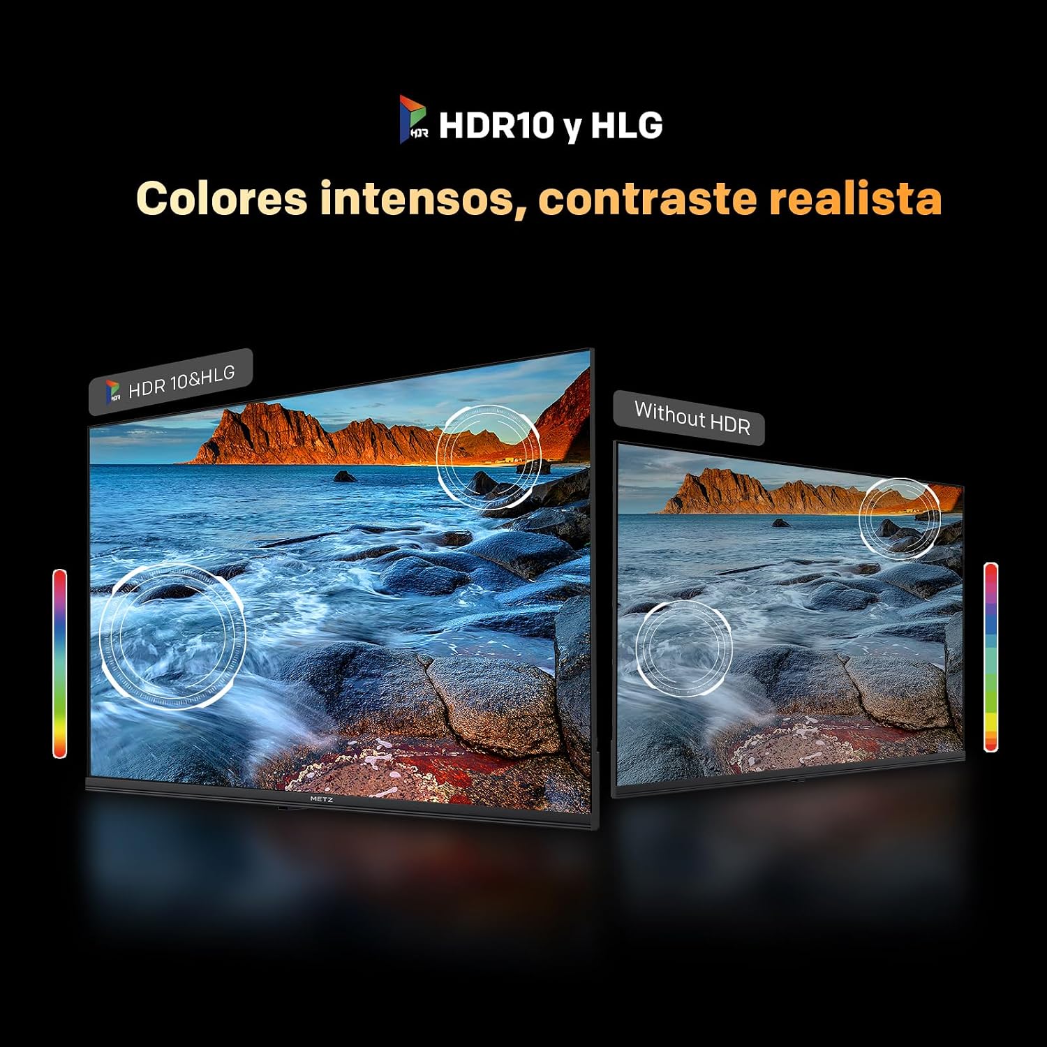 Thumbnail 4 de Metz 40" QLED Smart TV Google HDR10 Dolby Bluetooth