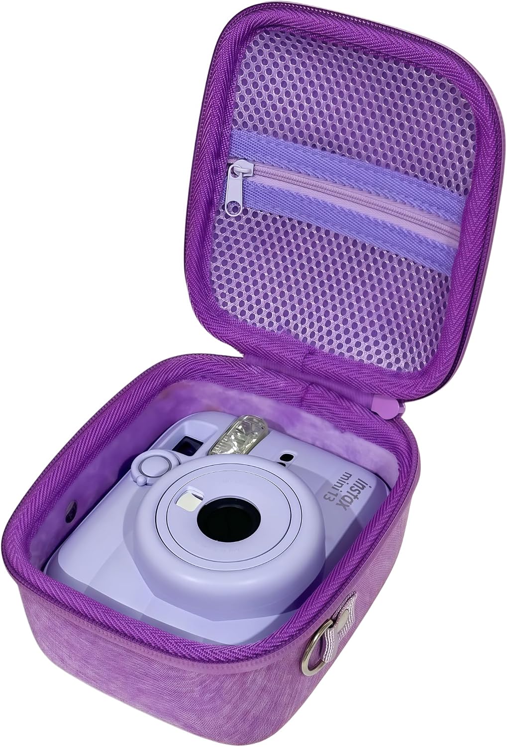 Detalle de XANAD Mini Camera Case for Fujifilm Instax Mini (13/12/11/40/41/EVO) in Purple