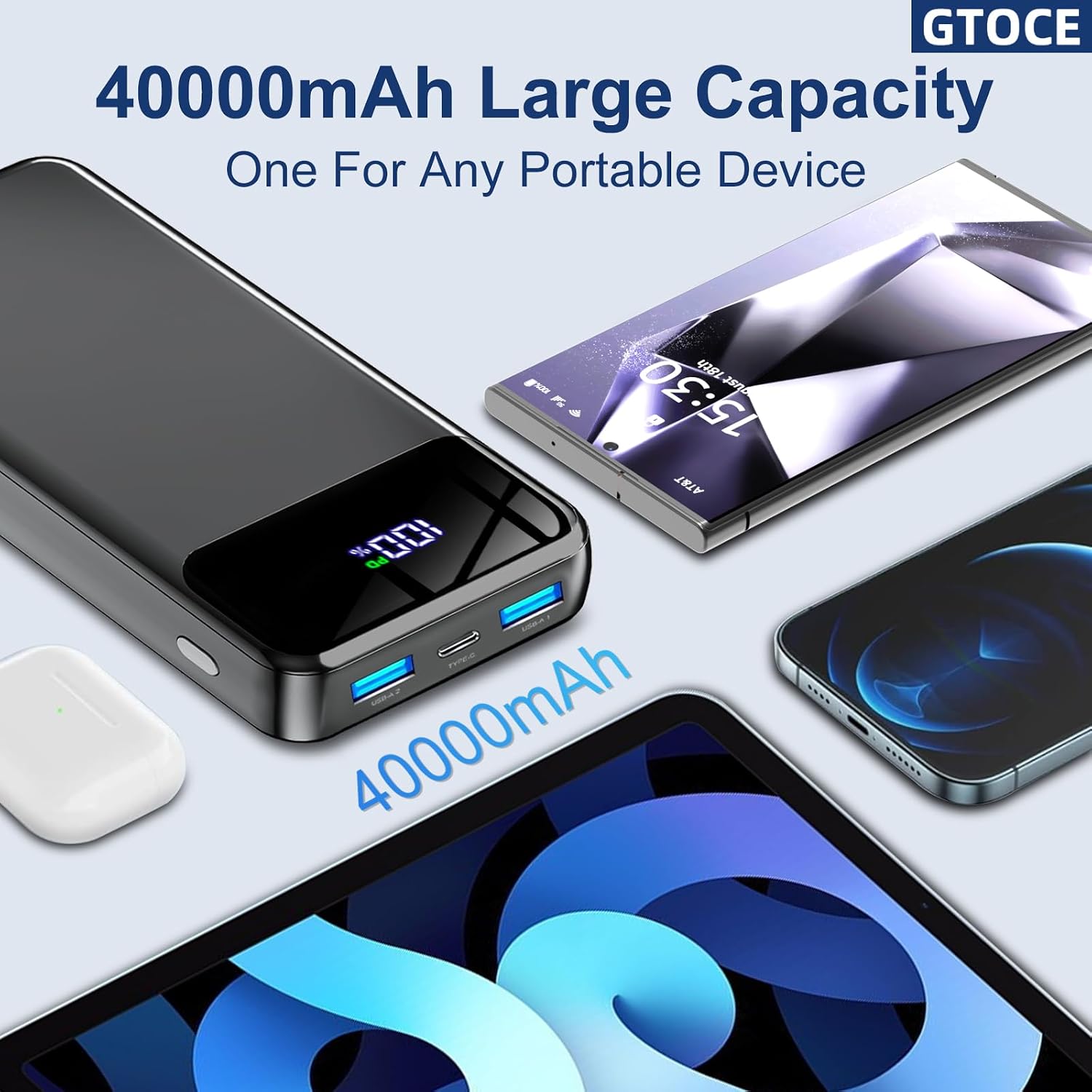 Thumbnail 6 de GTOCE power bank 40,000mAh