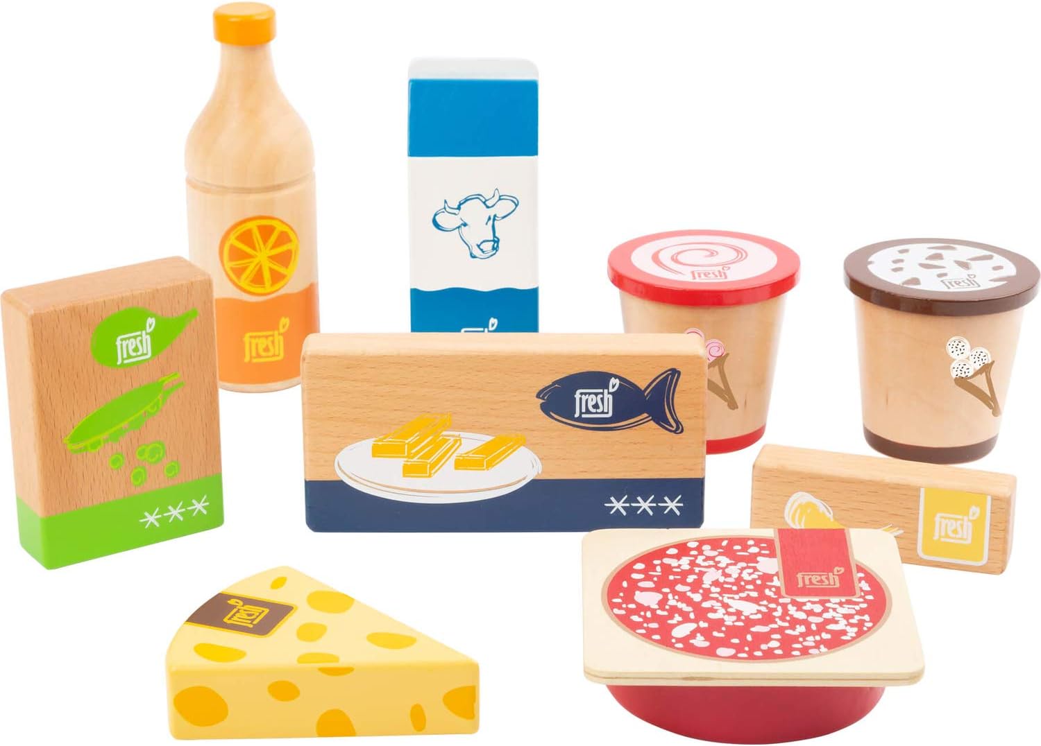 Thumbnail 6 de Small foot Set de Boissons Fresh en Bois — 4 pièces pour jeux de rôle (Âge 3+)