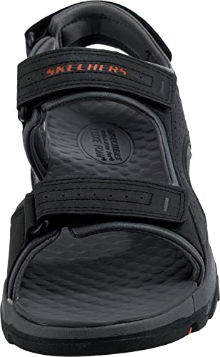 Detalle de Skechers TRESMEN GARO: sandalias para hombre en negro synthetic, talla 44 EU