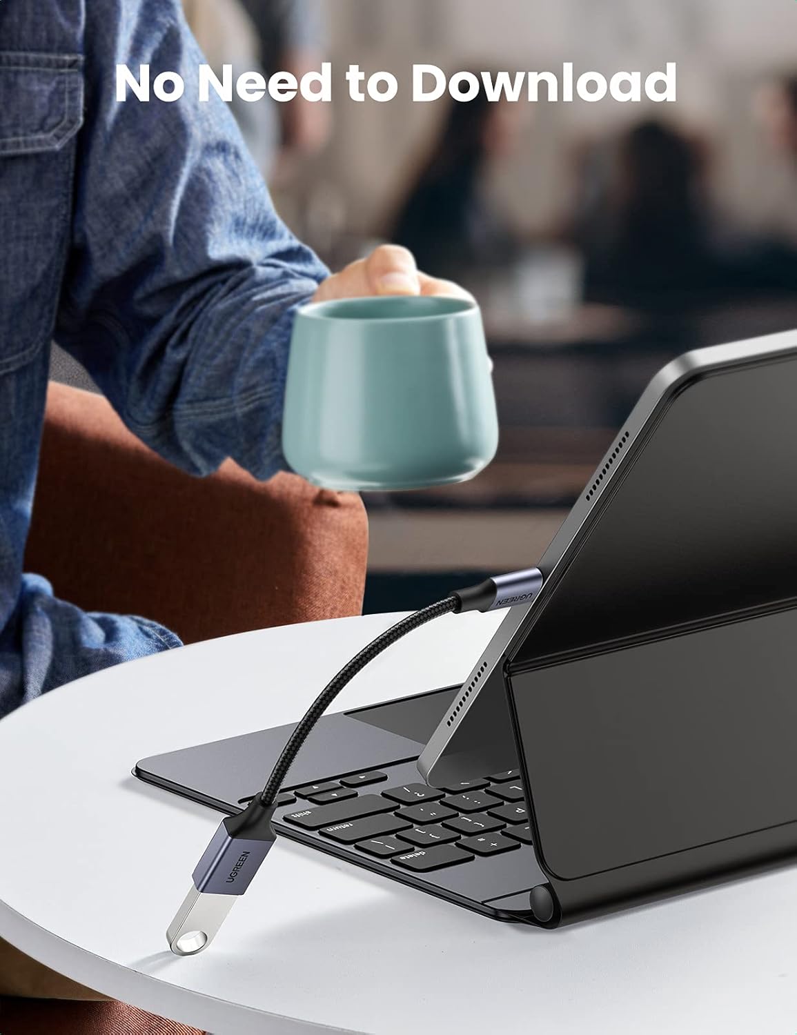 Detalle 2 de UGREEN USB C to USB Adapter 10Gbps