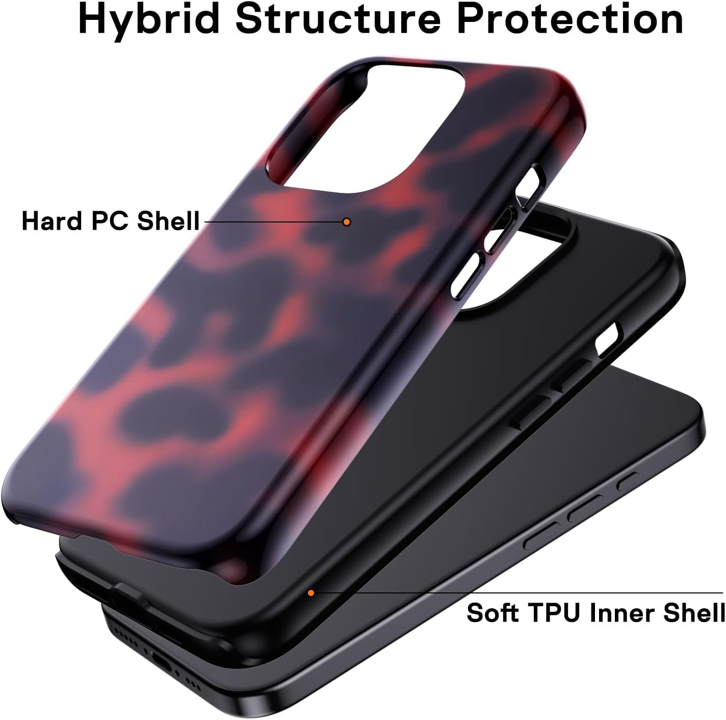 Detalle 2 de XTCASE Coque iPhone 13 motif léopard 2 en 1