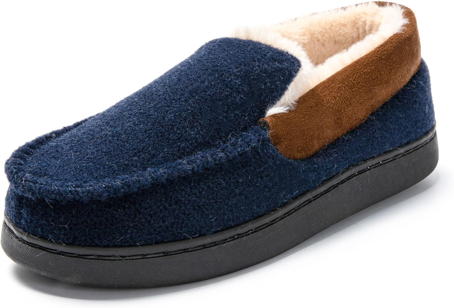 Thumbnail 6 de JOMIX Charentaises Homme – Chaussons d'hiver en fourrure, confort et chaleur pour la maison
