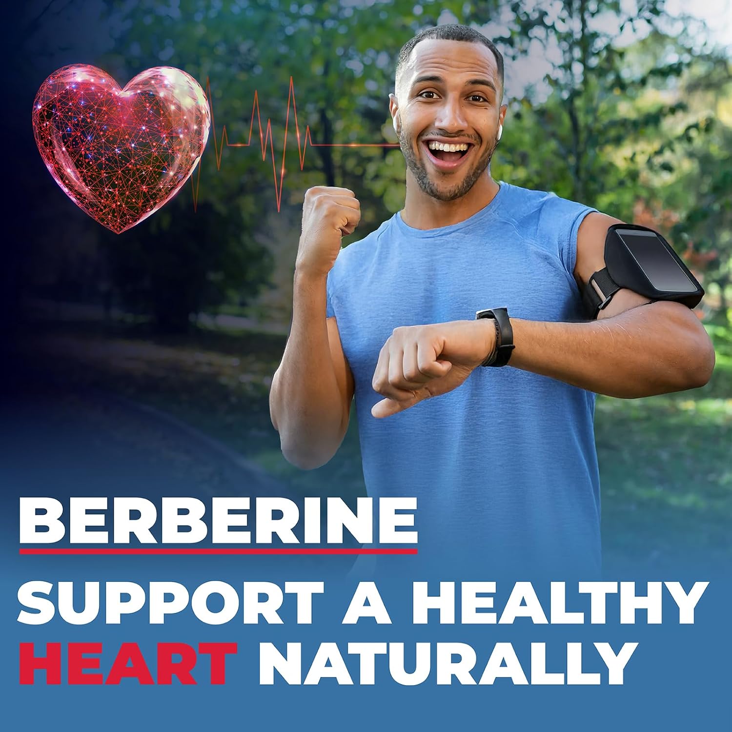 Detalle de Berberine supplement 500 mg capsules