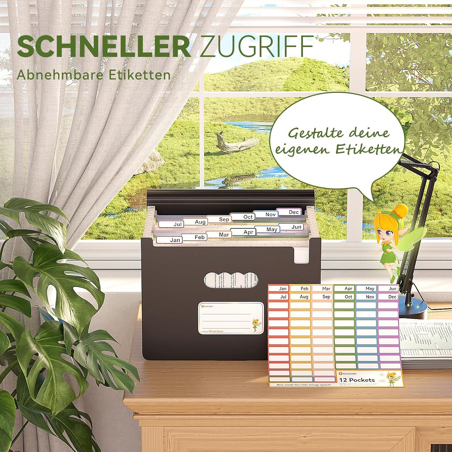 Thumbnail 2 de EcoStash Dokumentenmappe A4 35,5 cm 📁