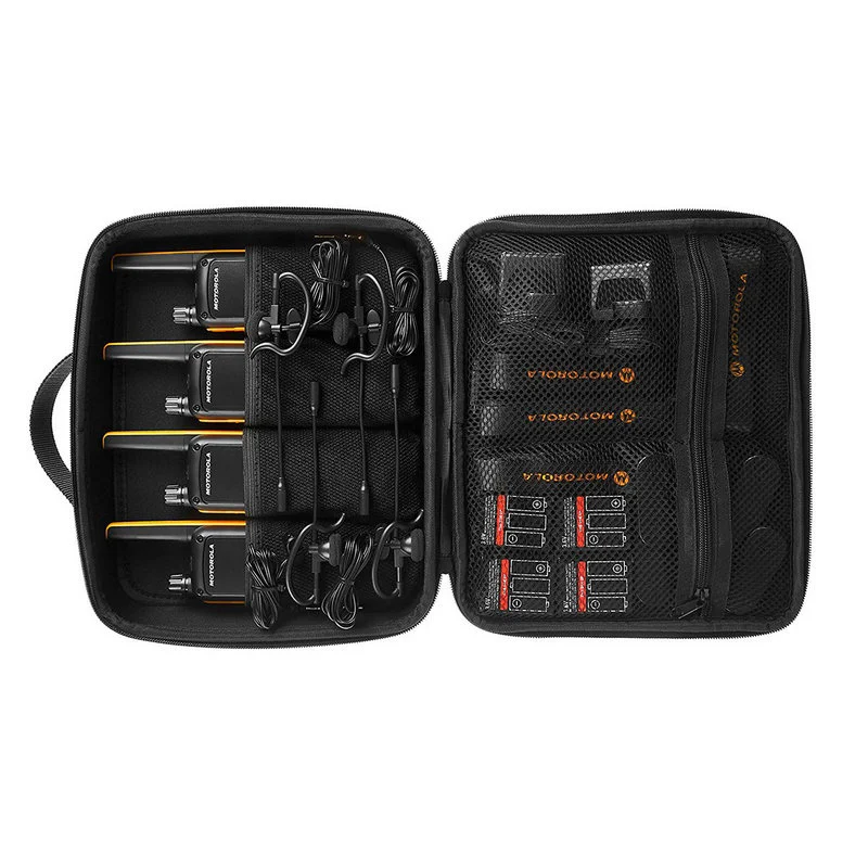 Detalle 2 de Motorola Talkabout T82 Extreme Quad Pack 4 walkie talkies
