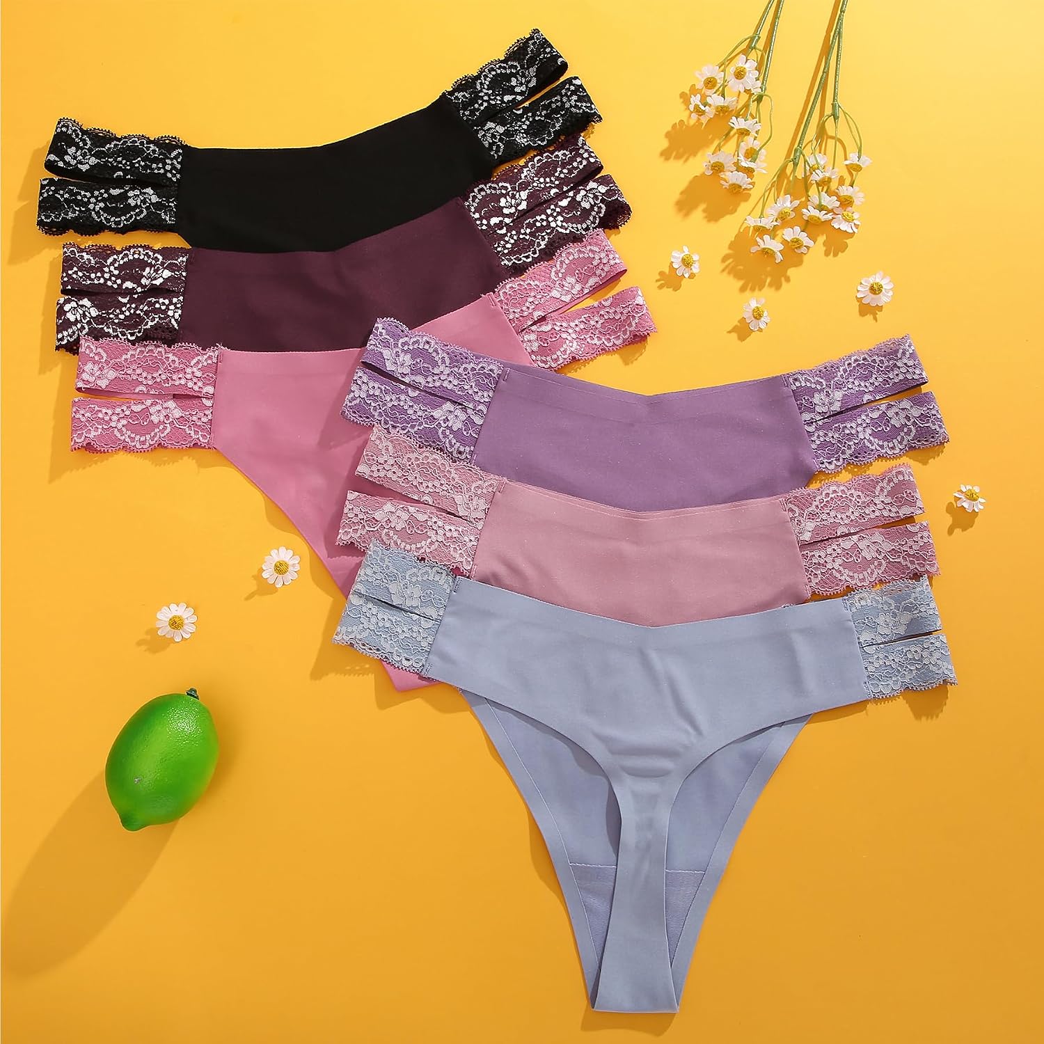 Thumbnail 5 de BeReady seamless thongs, 6 pack
