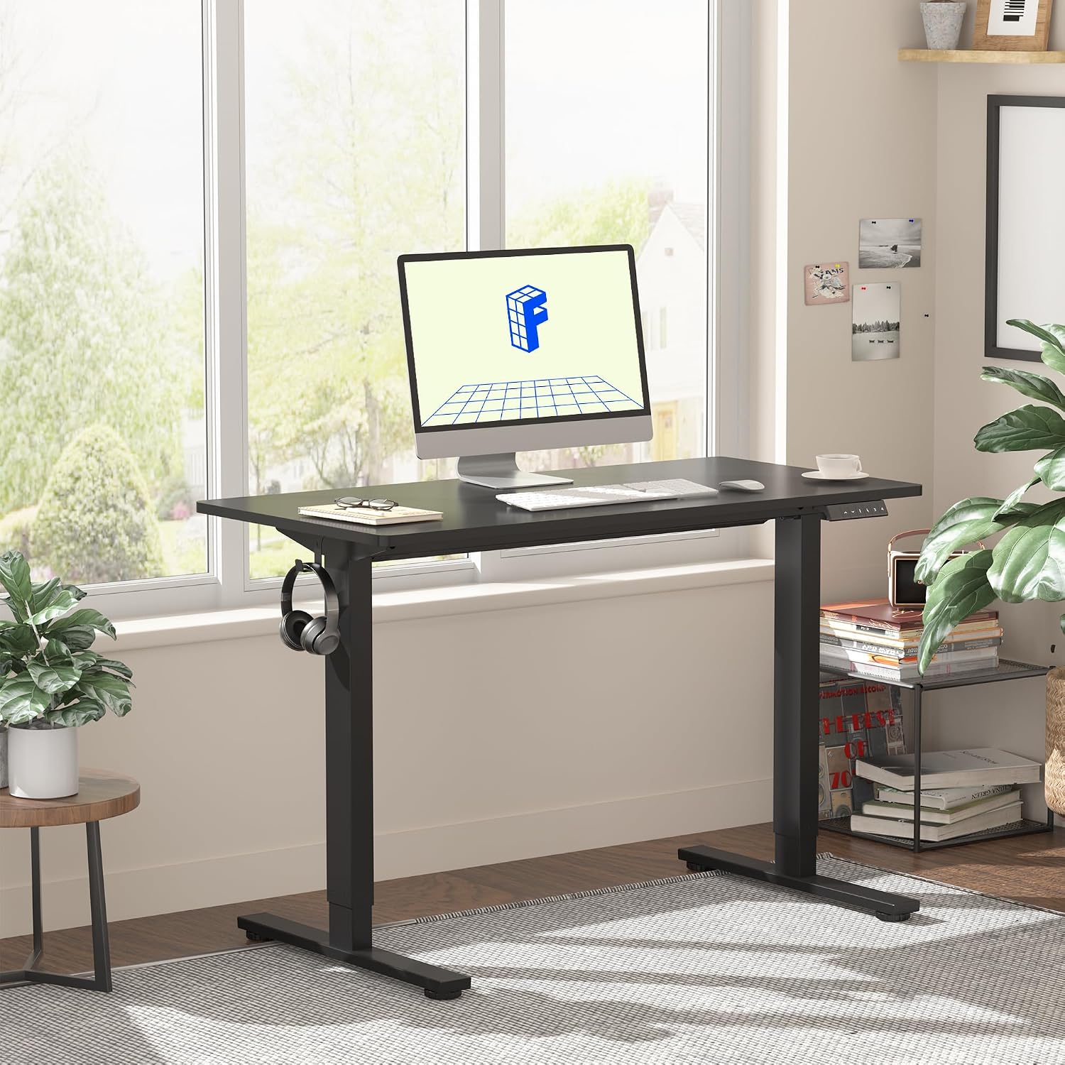 Detalle de FLEXISPOT EN1B-4024-NL03 elektrisch zit-sta-bureau 100 x 60 cm