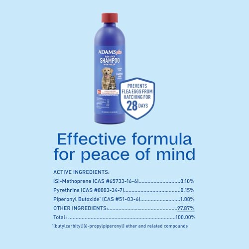 Thumbnail 7 de ADAMS Plus Flea & Tick Shampoo with Precor for Dogs & Cats, 12 oz