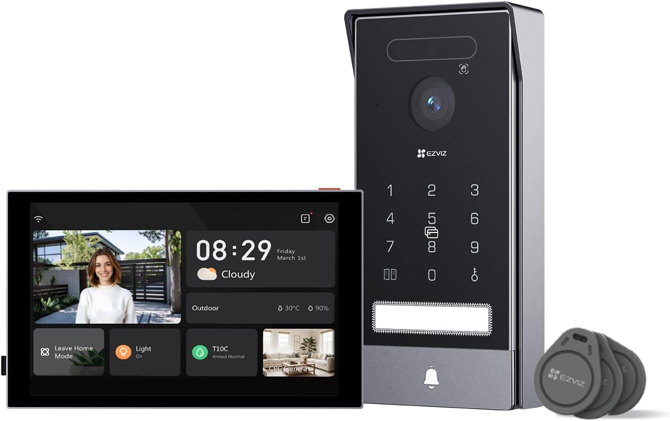 Detalle de EZVIZ 4K Connected Video Intercom Doorphone with 8 Inch Touch Monitor (HP7 Pro)