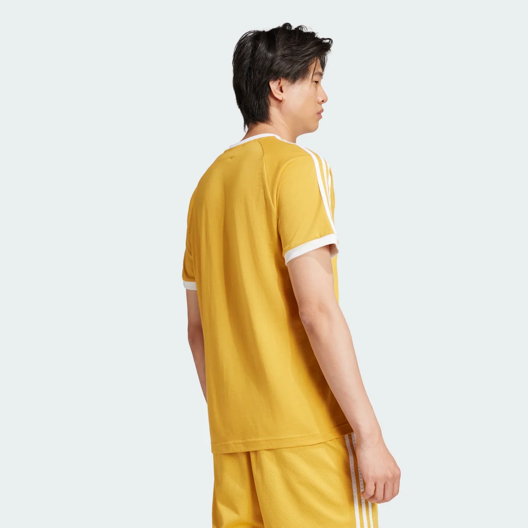 Thumbnail 1 de Camiseta Adicolor Classics 3 Stripes en Amarillo de Adidas
