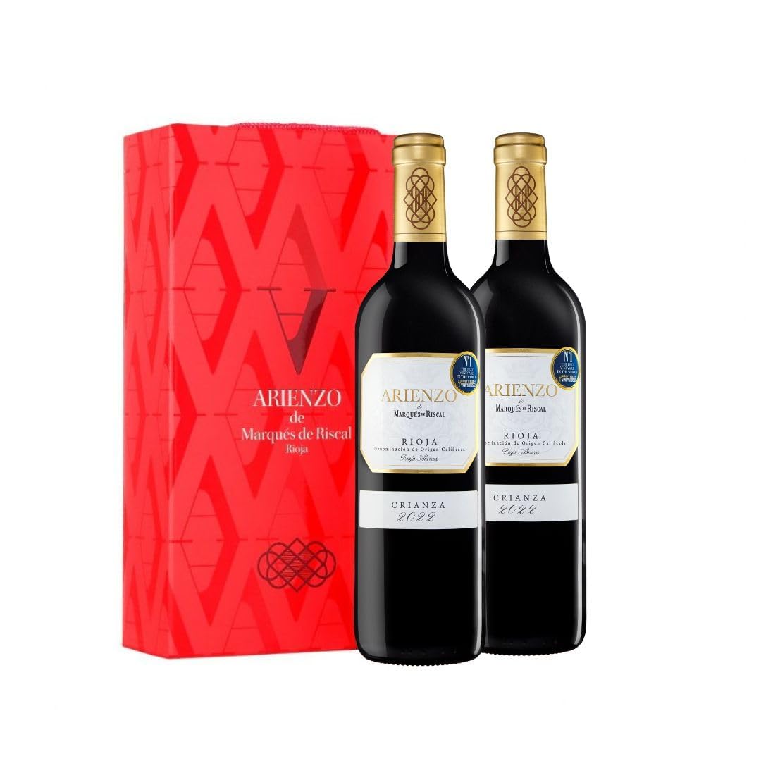 Detalle de Arienzo Marqués de Riscal 🍷 Vino Crianza Rioja 2x750ml
