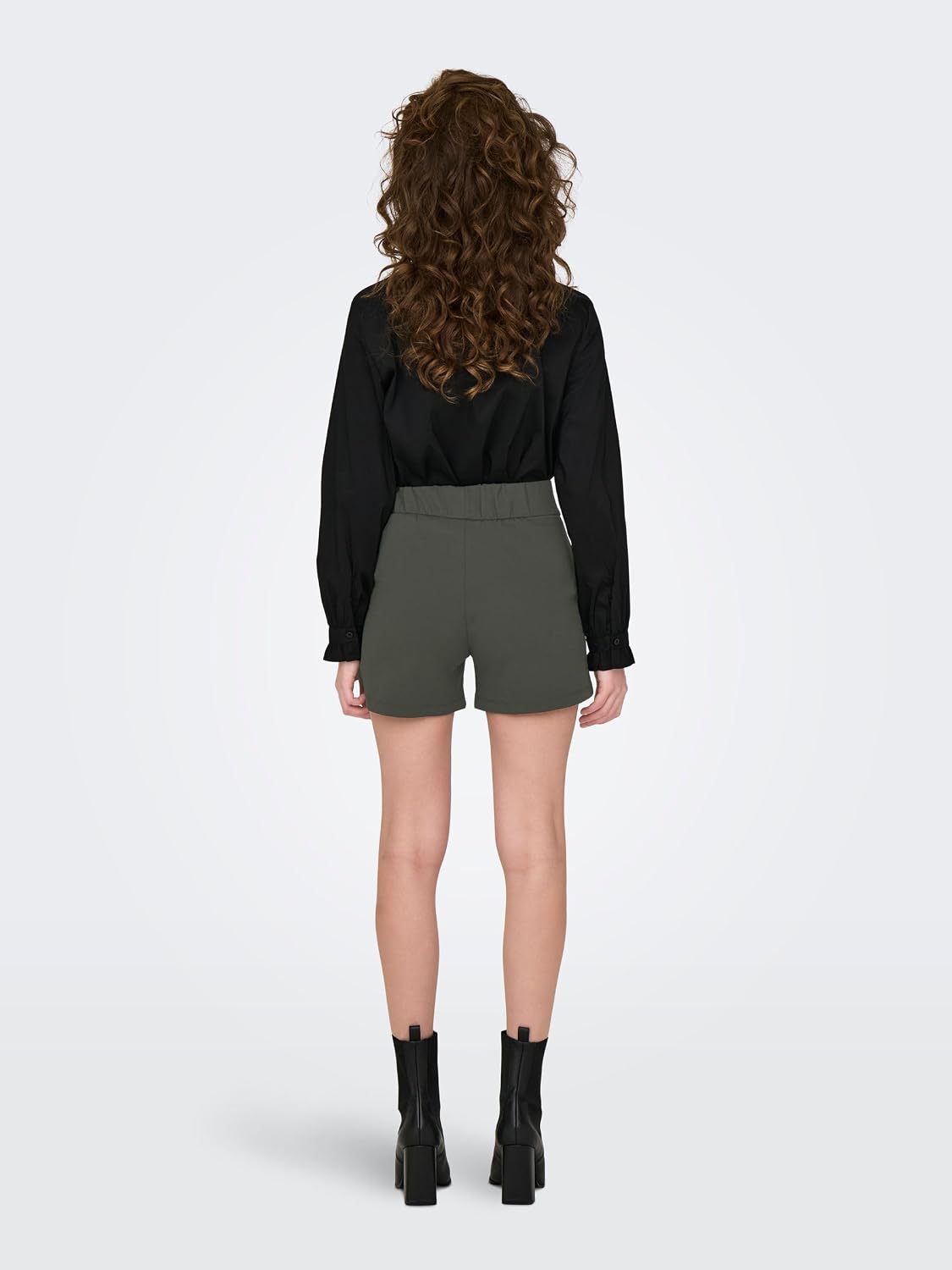 Detalle de JDY Damen Shorts Jdygeggo Shorts JRS Noos – Lockere, kurze Shorts mit Seitentaschen
