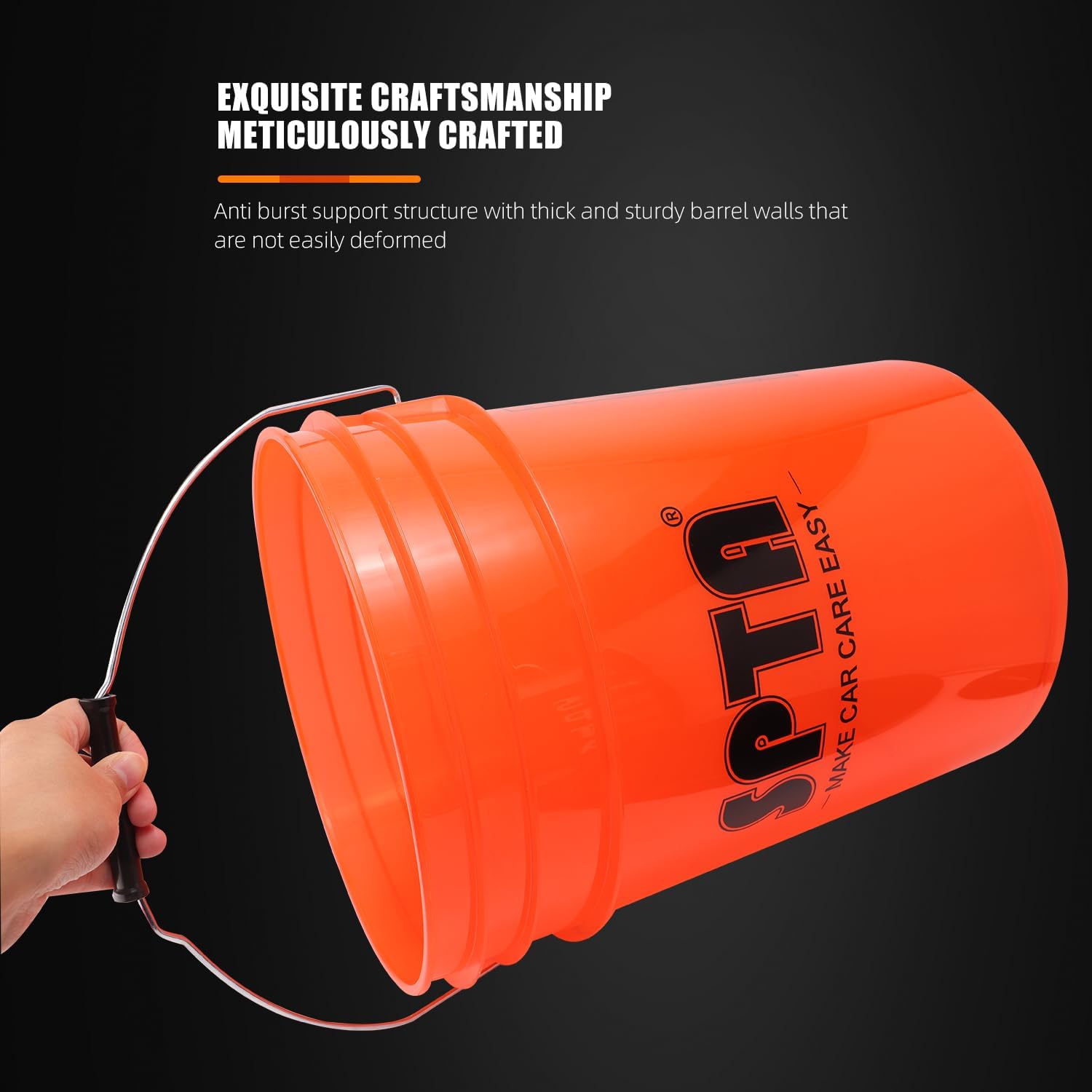 Detalle de SPTA 33-Piece Car Wash Bucket Set (20L Scratch-Free Detailing Bucket)