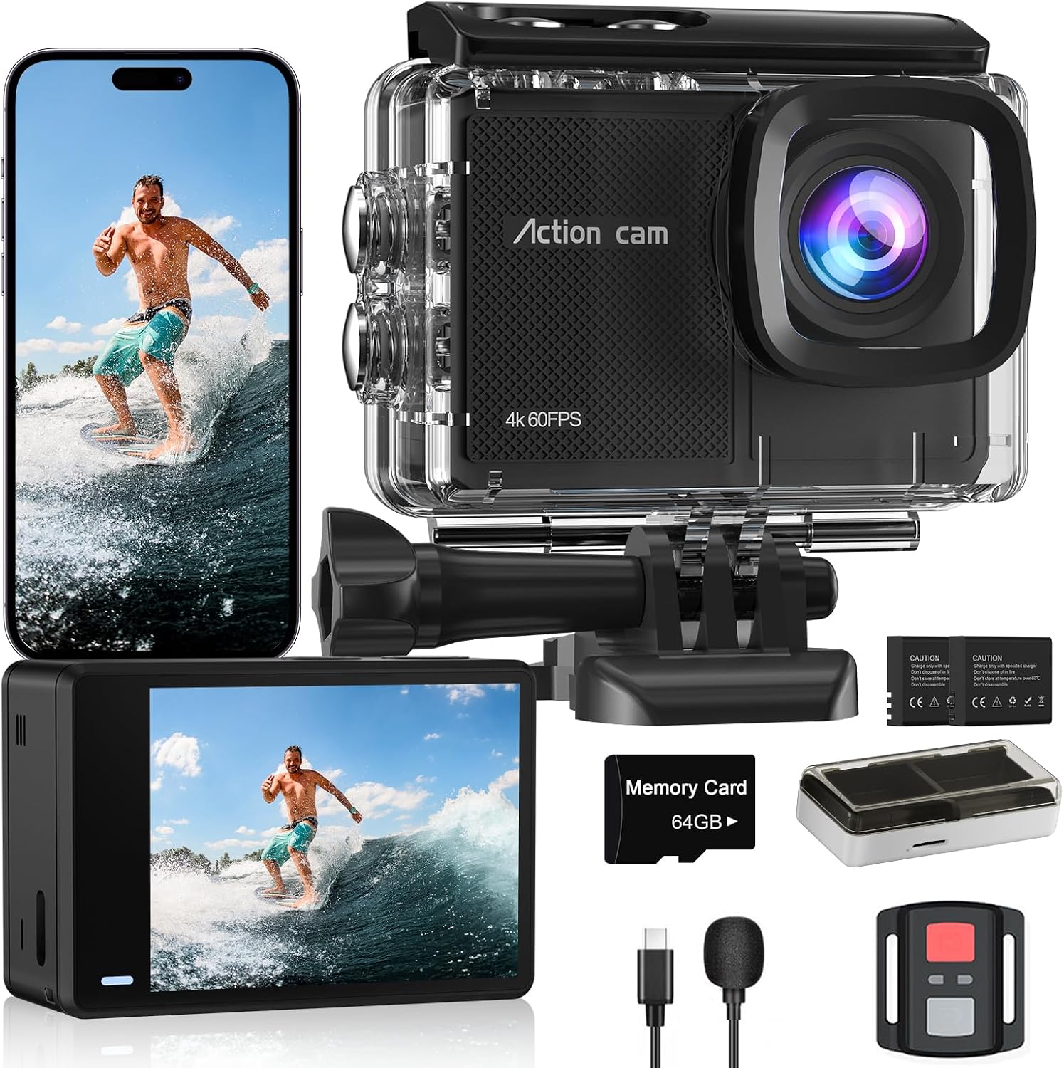 Detalle de Camlance Action Cam 4K60FPS