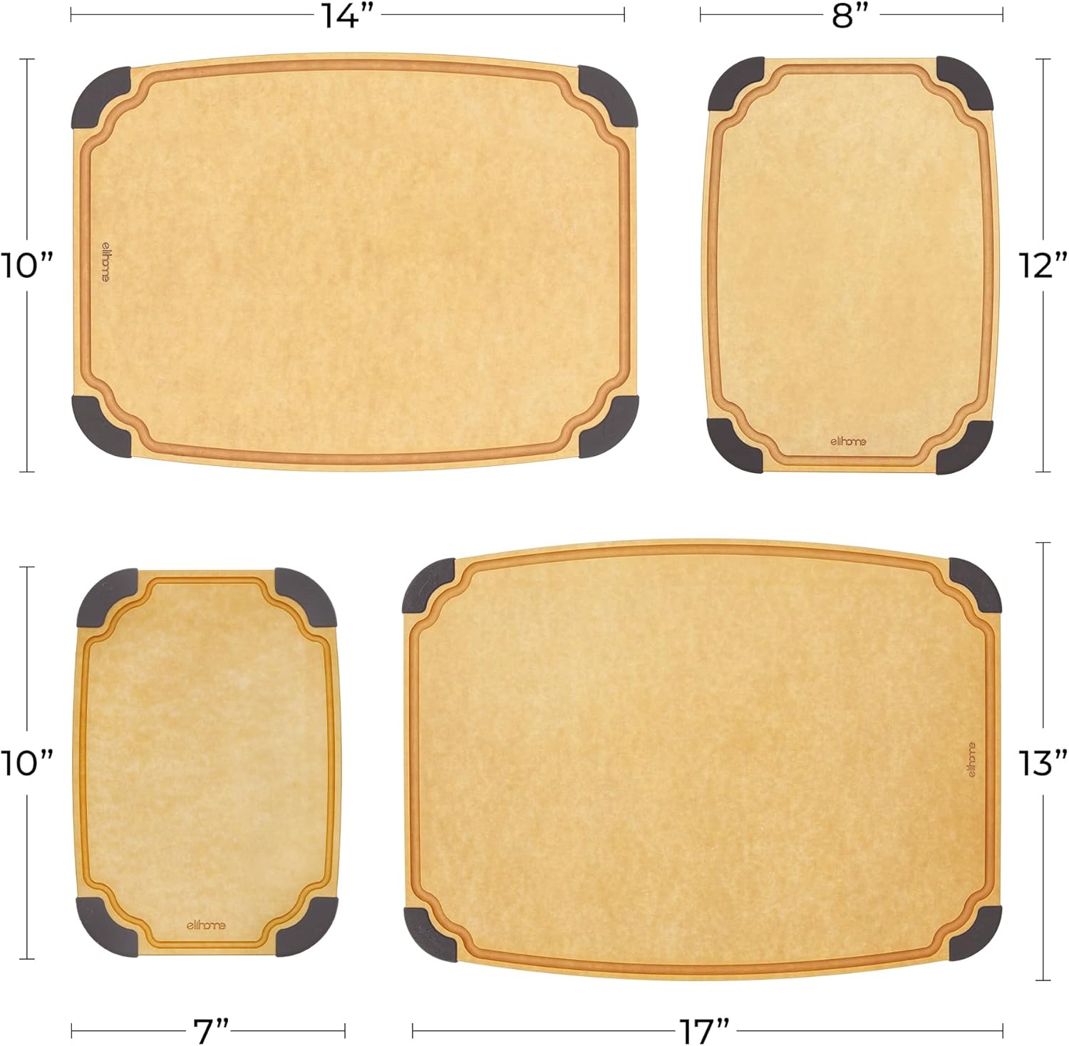 Thumbnail 5 de Elihome 4-in-1 Cutting Board Set ⚙