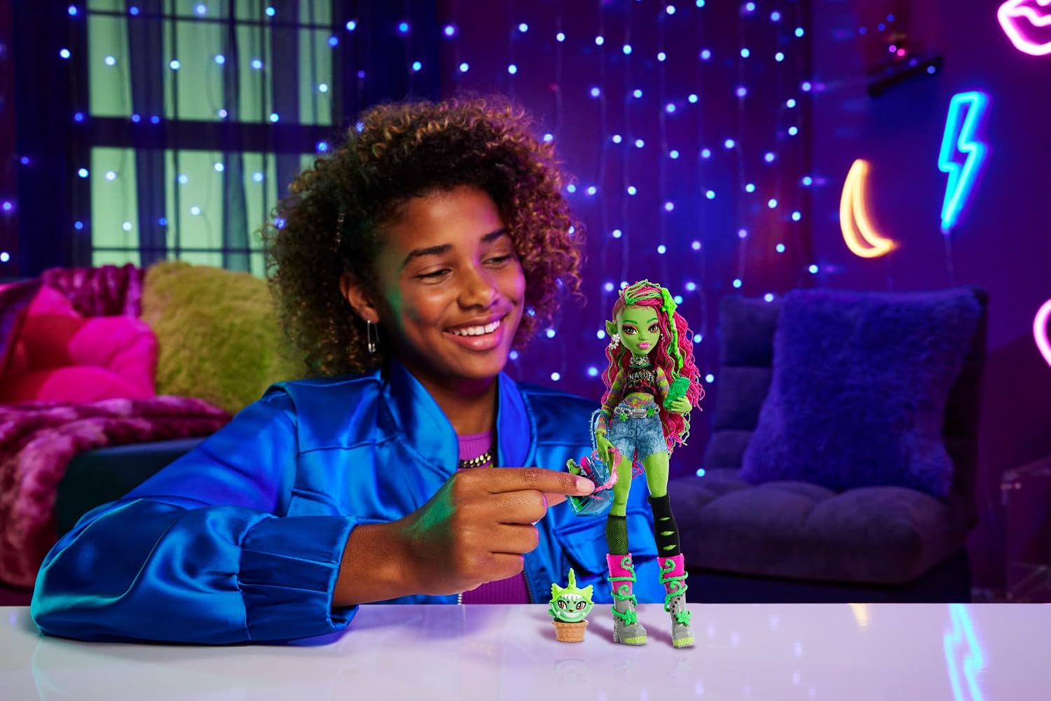 Detalle 2 de Venus McFlytrap Monster High bambola 4+