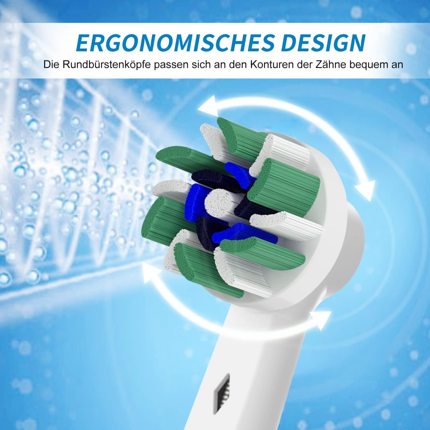 Thumbnail 5 de 16 Aufsteckbürsten (4 Modelle) kompatibel mit Oral-B elektrischen Zahnbürsten – Sensitive, Precision Clean, 3D Whitening, Cross Clean