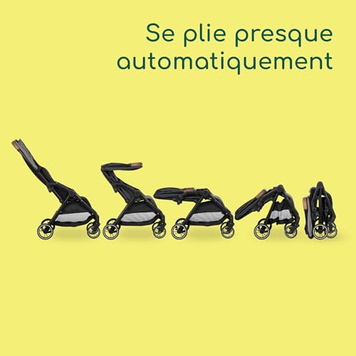 Detalle de Bebeconfort Sunlite : poussette canne compacte, légère et inclinable d’une main