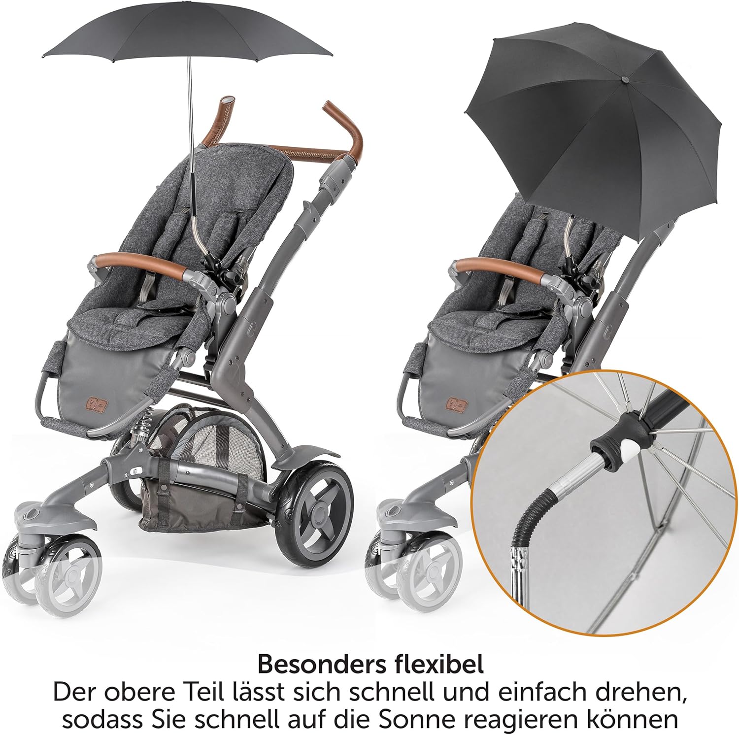 Detalle de Zamboo Universeller Sonnenschirm UV 50+ 73 cm