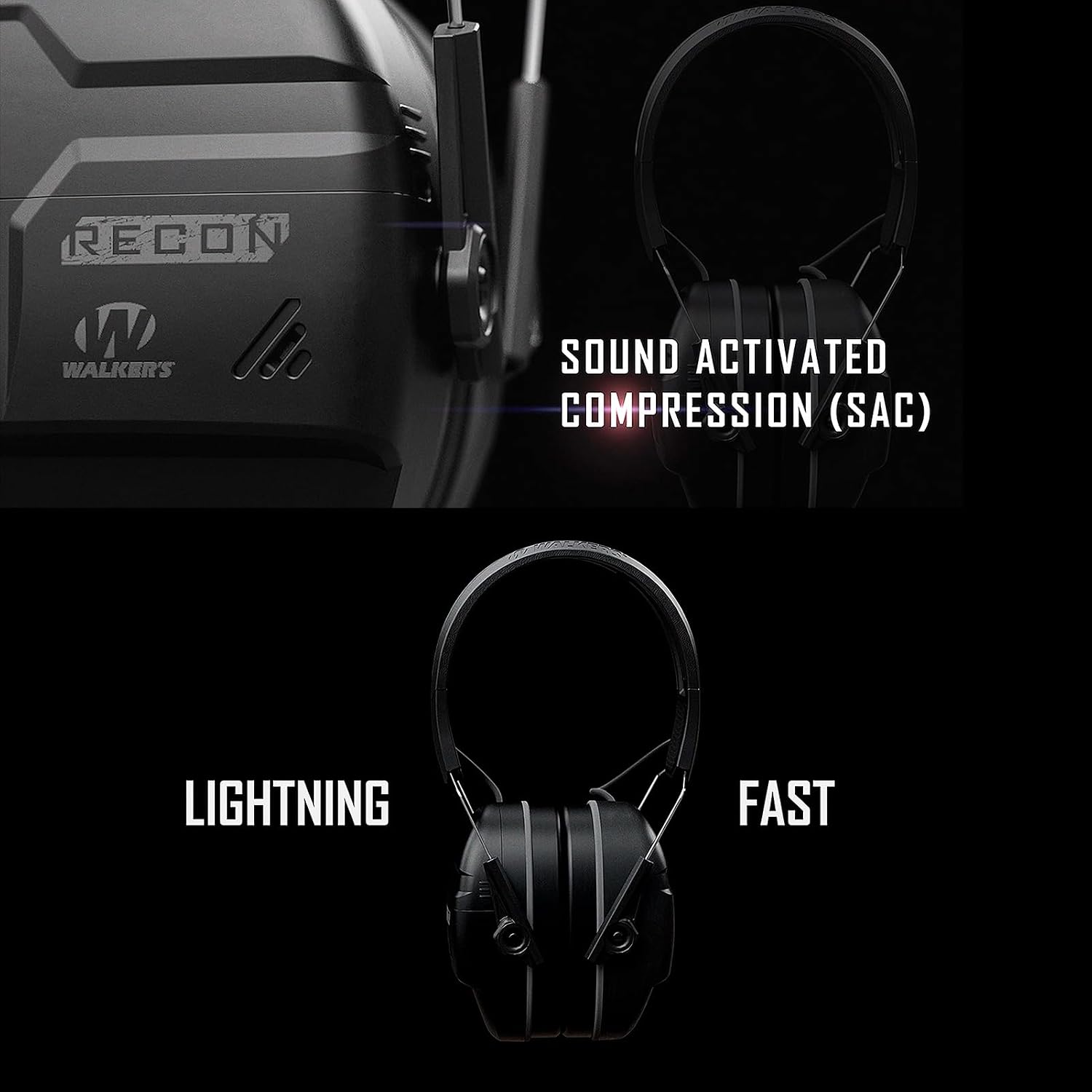 Thumbnail 6 de Walker’s Recon Digital Muffs: Durable IPX4 Hearing Protection with HD Speakers