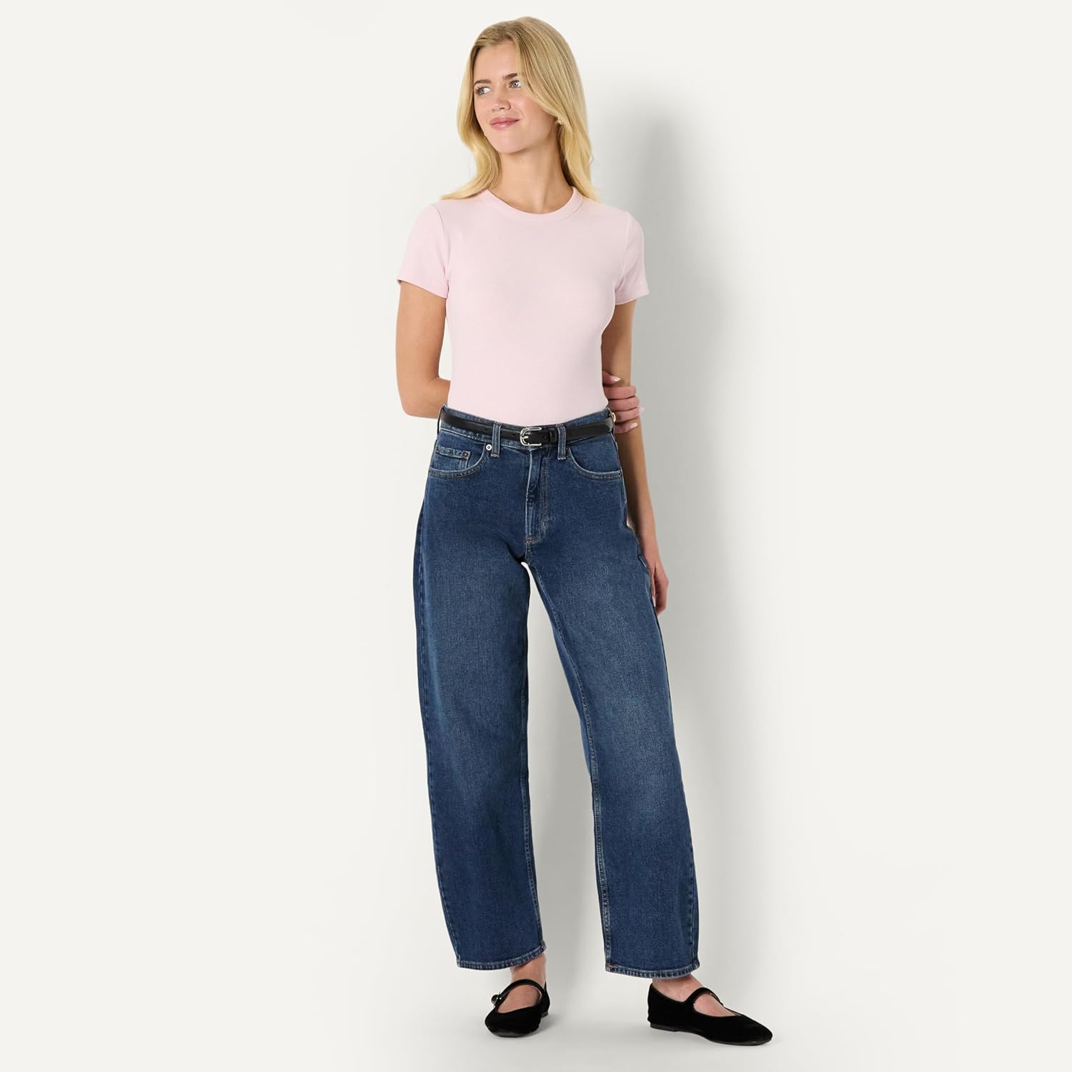 Thumbnail 4 de Amazon Essentials Damen Slim-Fit-T-Shirt mit kurzen Ärmeln