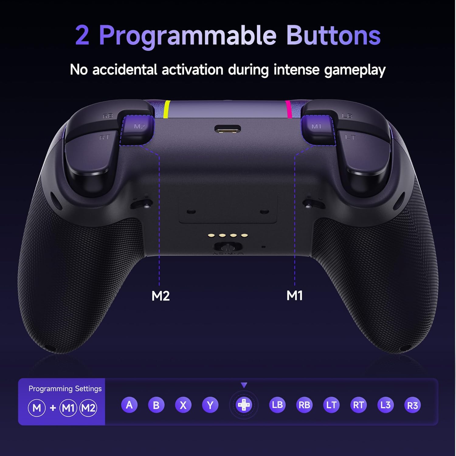 Detalle 2 de EasySMX X05 Pro wireless PC controller 1000mAh