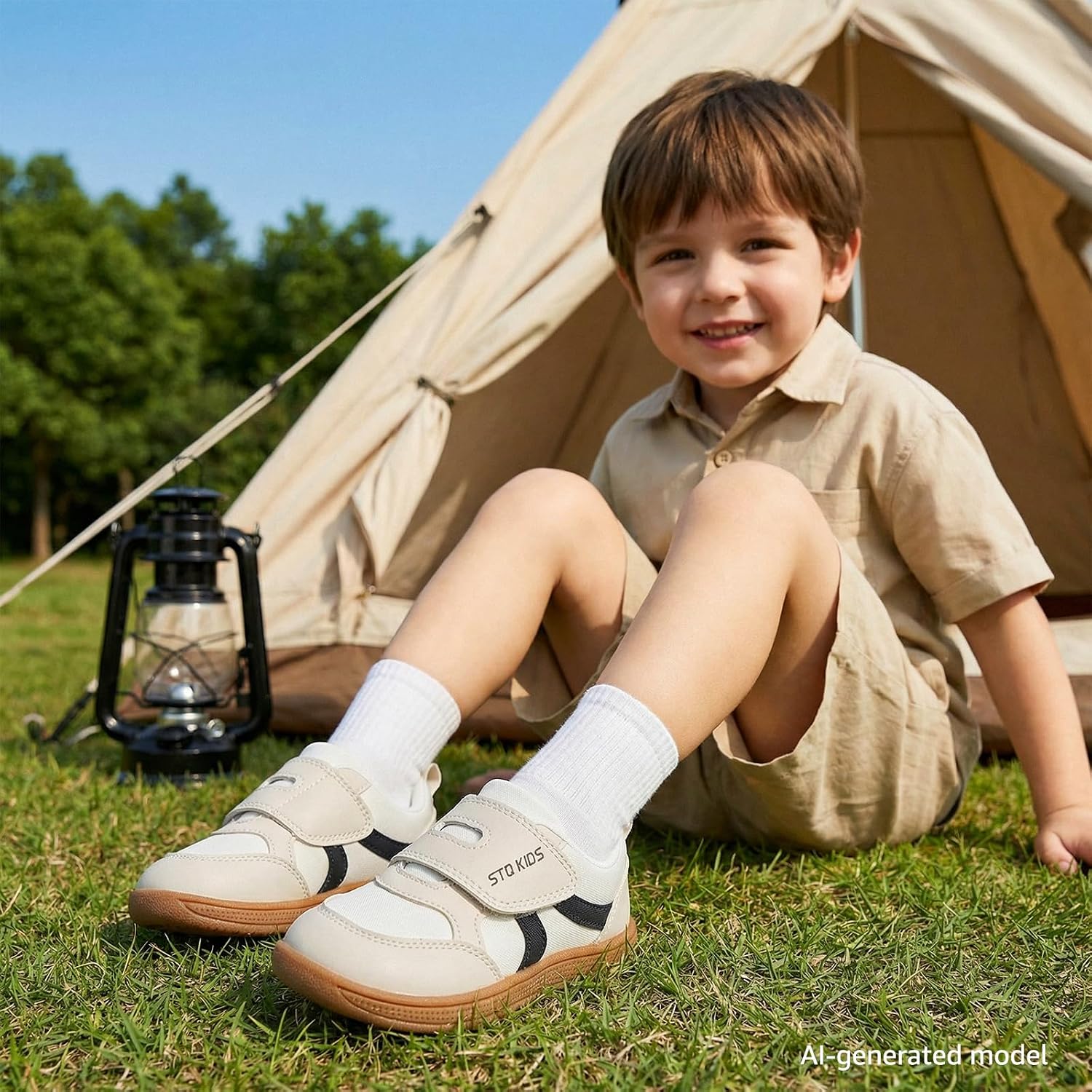 Thumbnail 1 de Toddler Wide Toe Box Barefoot Shoes: Flexible, Non-Slip Sneakers for Kids