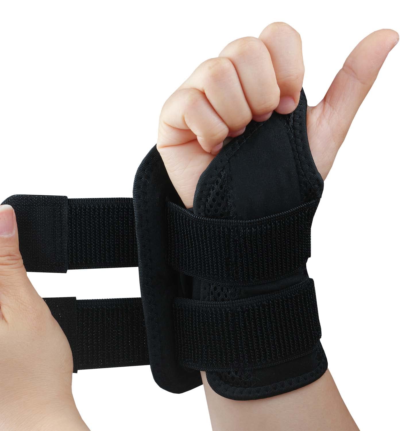 Detalle de Tianhengyi Wrist Brace for Carpal Tunnel, Right Hand, L/XL, Black