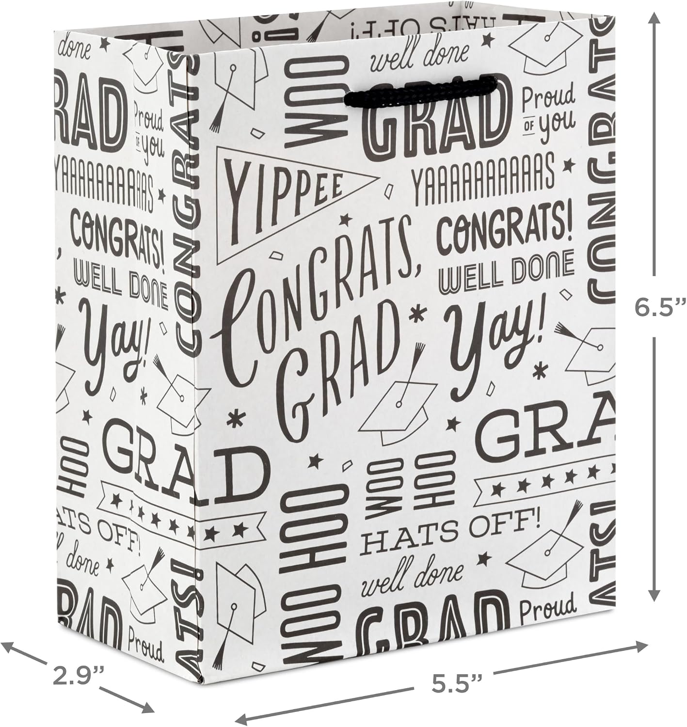 Detalle de Hallmark Graduation Gift Bags, 8-Pack