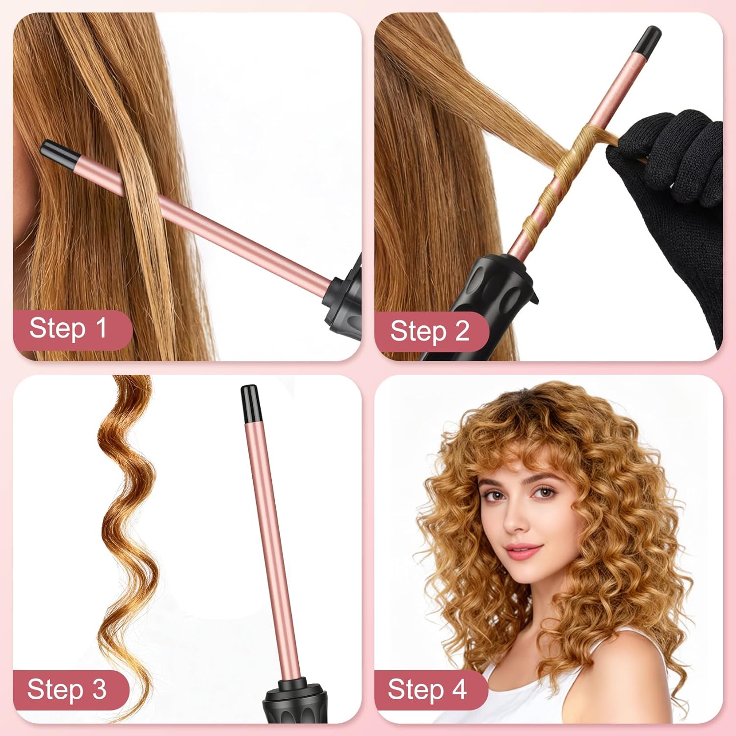 Thumbnail 6 de YEGUBEGU 9mm ceramic curling wand