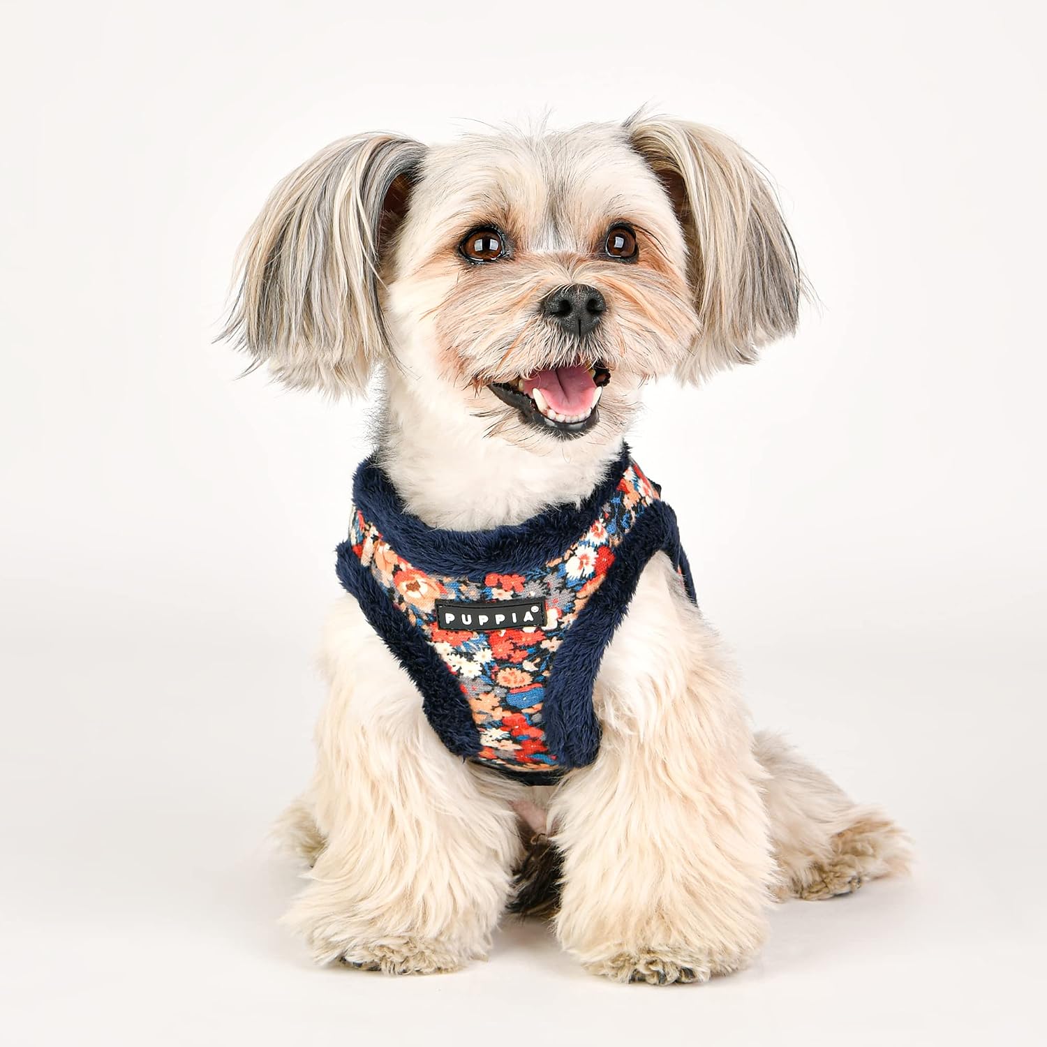 Detalle 2 de Puppia GIANNI HARNESS B – granatowe szelki dla psa, rozmiar L