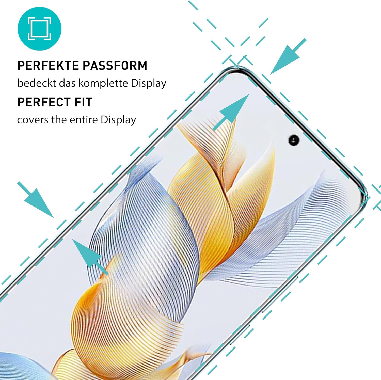 Thumbnail 1 de SmarTect TPU Screen Protector for Honor 90, 2-Piece Clear Flexible Film