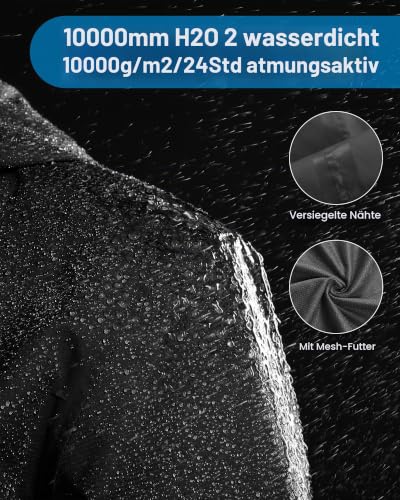 Thumbnail 1 de 33,000ft Regenjacke Damen – Wasserdicht, atmungsaktiv und leicht für Herbst & Übergang