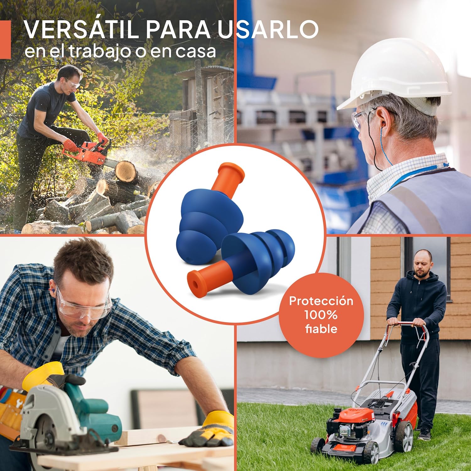Detalle de Senner WorkPro Strong tapones para trabajar