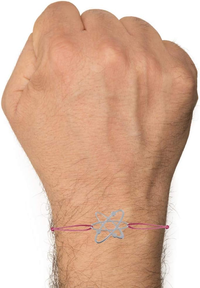 Thumbnail 2 de LES POULETTES BIJOUX bracciale in argento 925 con medaglia e collegamento Atomo
