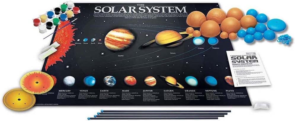 Detalle 2 de 4M 665520 Set per realizzare il modellino luminoso del Sistema Solare