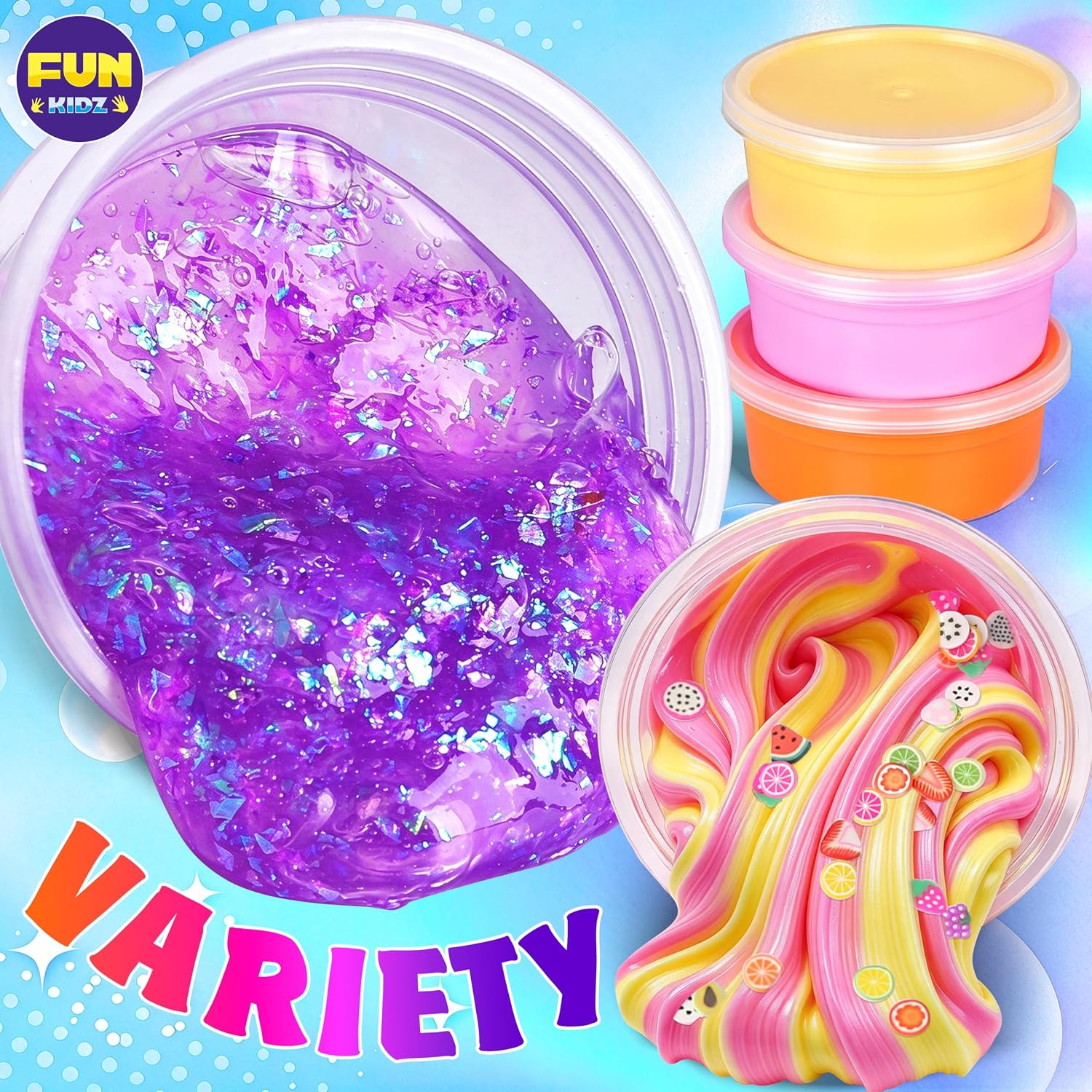 Detalle 2 de FunKidz 33 Cups Jumbo Slime Kit
