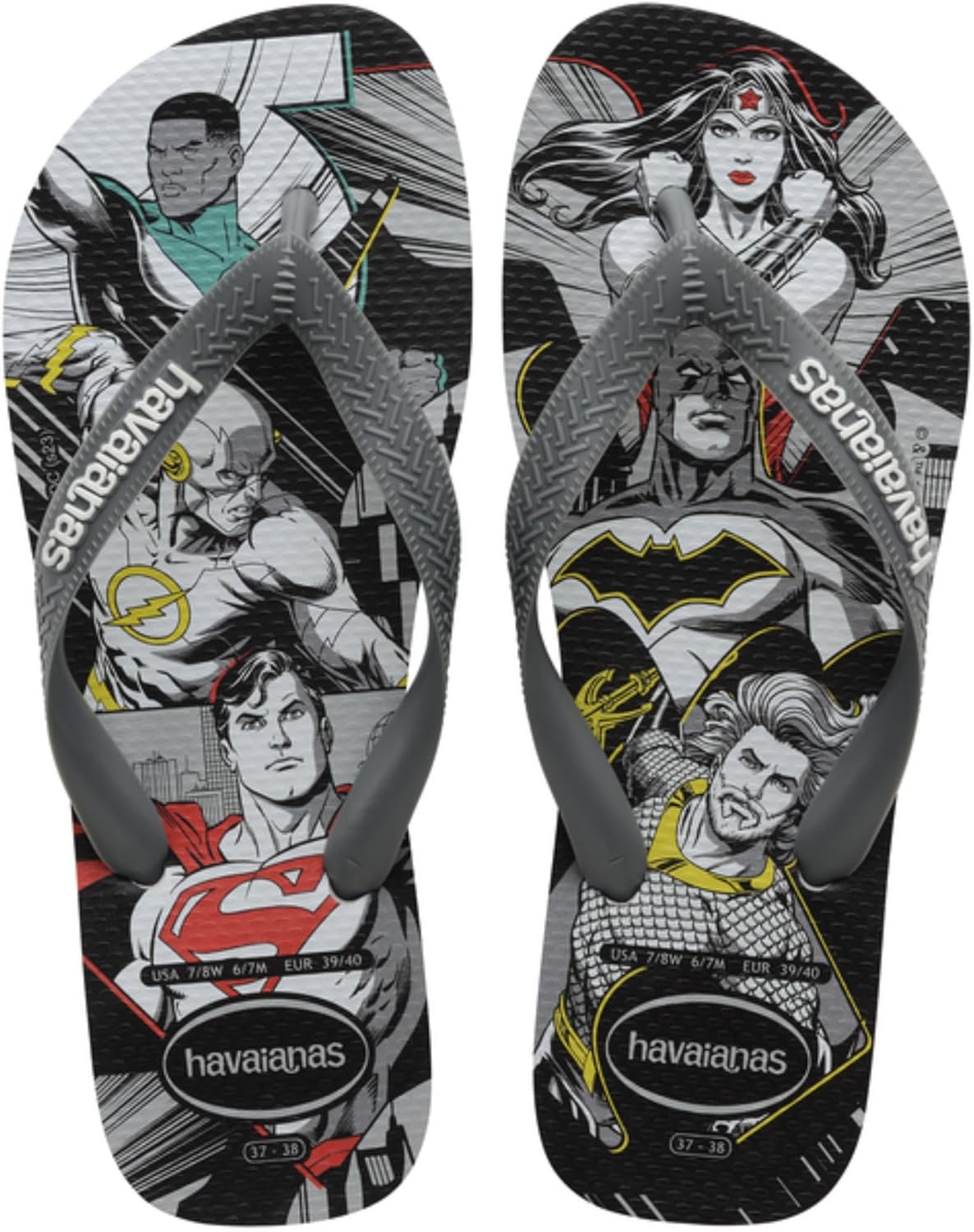 Thumbnail 6 de Havaianas Top Heróis DC Mixte – Tongs pour garçons et hommes, style comics et confort durable