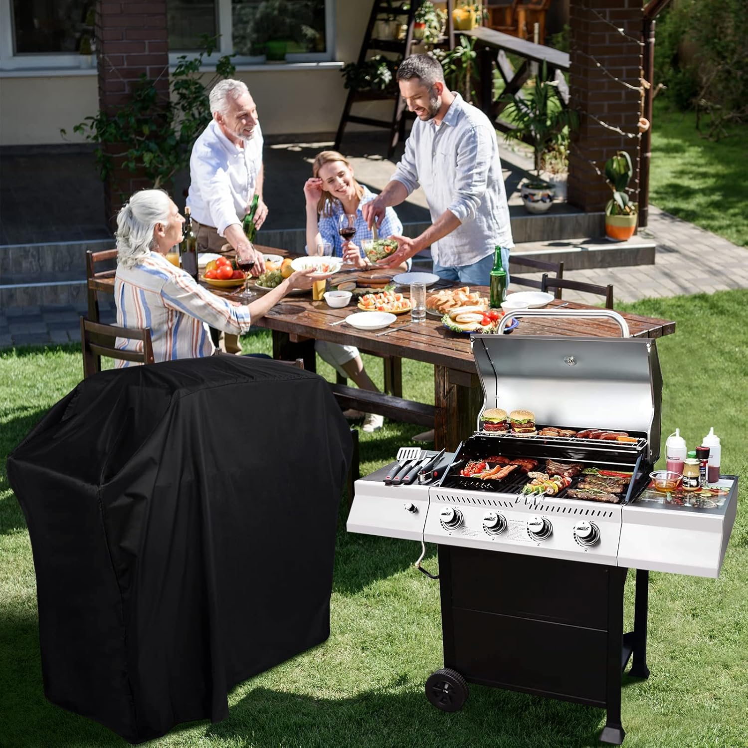 Thumbnail 4 de Mutsitaz Funda para Barbacoa de Gas 🚗 Impermeable y Resistente